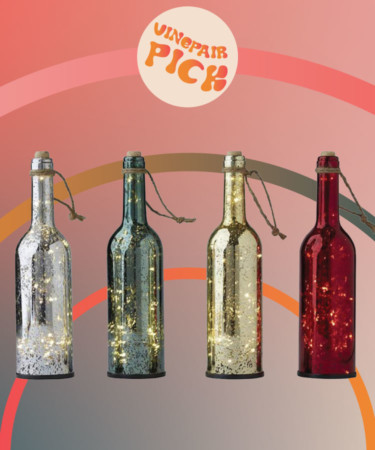 Decorate Every Event With These Glittering Wine Bottles